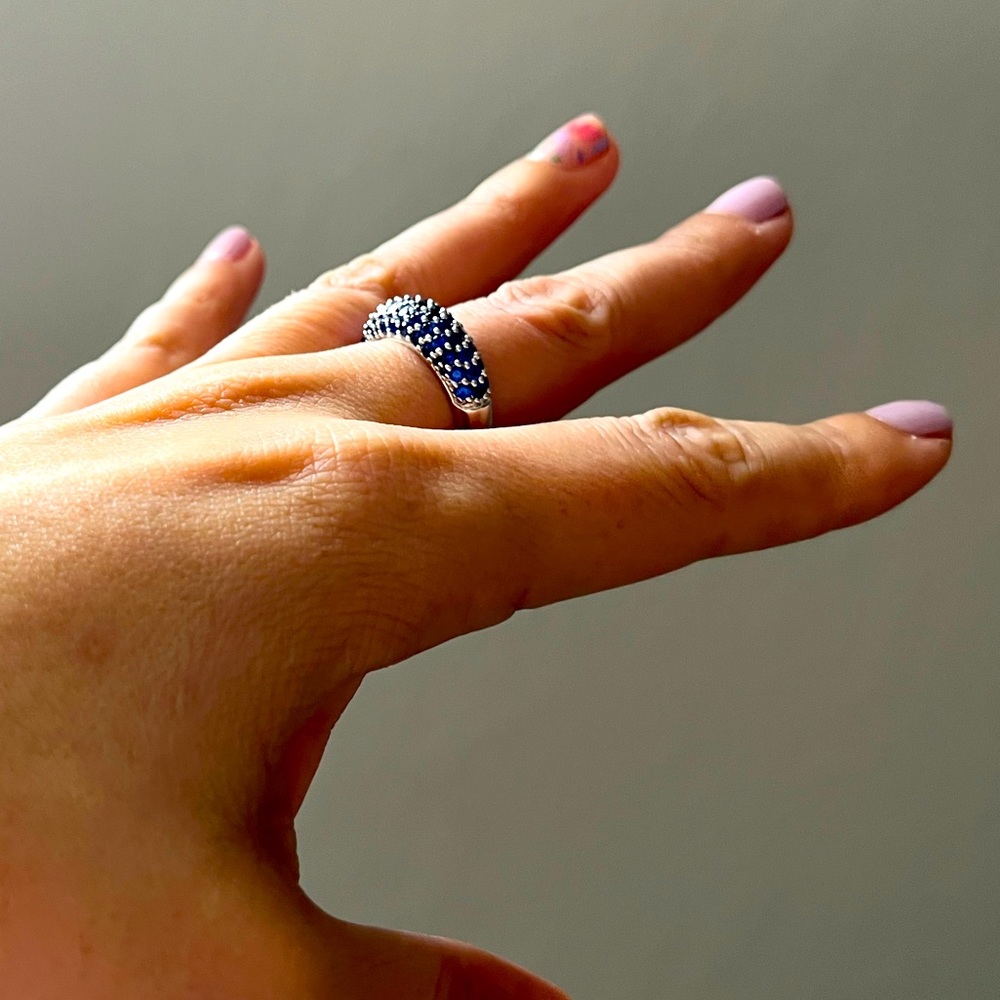 Swarovski Blue Maeva Ring Size 7 - Picture 5 of 5
